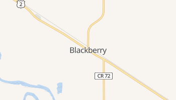 Blackberry, Minnesota map