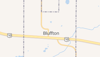 Bluffton, Minnesota map