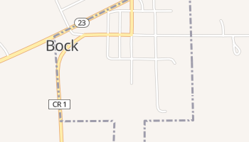 Bock, Minnesota map