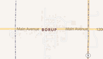 Borup, Minnesota map