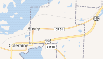 Bovey, Minnesota map