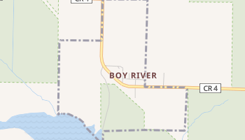 Boy River, Minnesota map