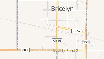 Bricelyn, Minnesota map