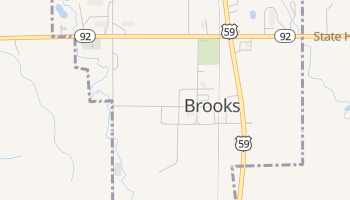 Brooks, Minnesota map
