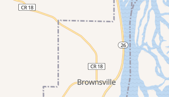 Brownsville, Minnesota map