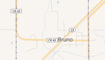 Bruno, Minnesota map