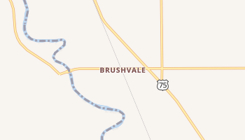 Brushvale, Minnesota map