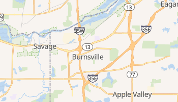 Burnsville, Minnesota map