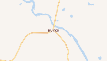 Buyck, Minnesota map