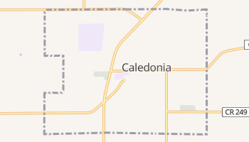 Caledonia, Minnesota map