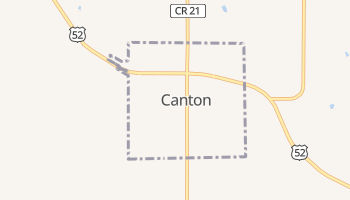 Canton, Minnesota map