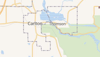 Carlton, Minnesota map