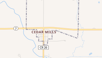 Cedar Mills, Minnesota map