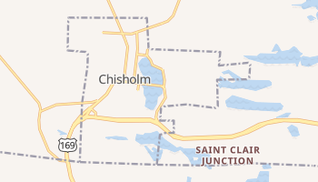 Chisholm, Minnesota map