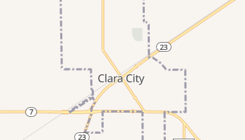 Clara City, Minnesota map