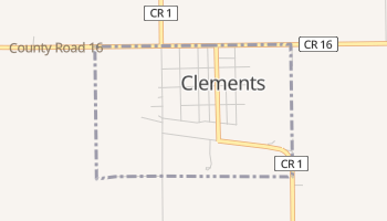 Clements, Minnesota map