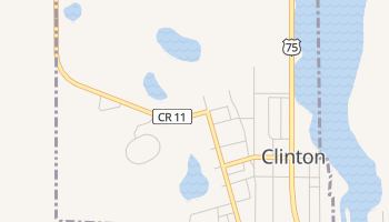 Clinton, Minnesota map