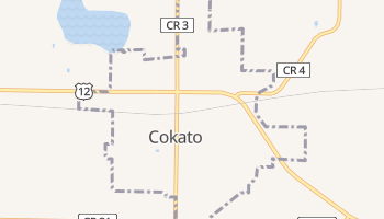 Cokato, Minnesota map
