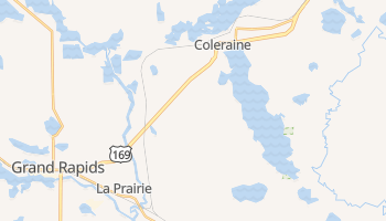 Coleraine, Minnesota map