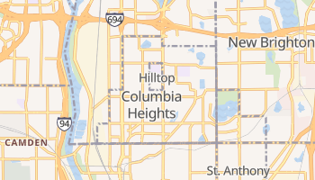 Columbia Heights, Minnesota map
