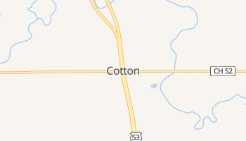 Cotton, Minnesota map
