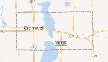 Cromwell, Minnesota map