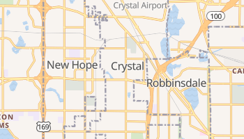Crystal, Minnesota map