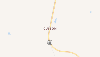 Cusson, Minnesota map
