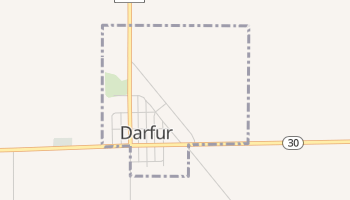 Darfur, Minnesota map