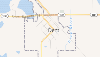 Dent, Minnesota map