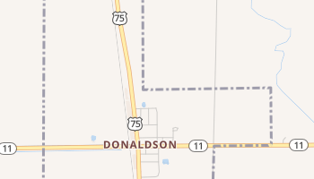 Donaldson, Minnesota map