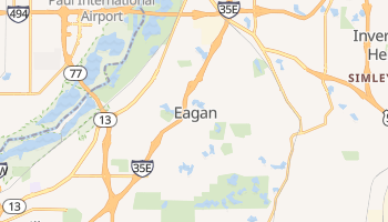 Eagan, Minnesota map