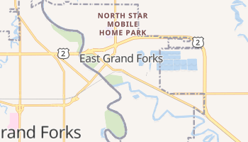 East Grand Forks, Minnesota map
