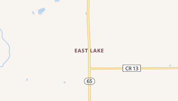 East Lake, Minnesota map