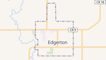 Edgerton, Minnesota map