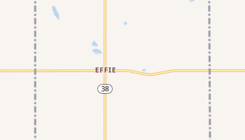 Effie, Minnesota map