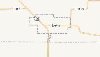 Eitzen, Minnesota map