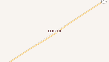 Eldred, Minnesota map