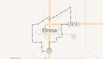 Elrosa, Minnesota map
