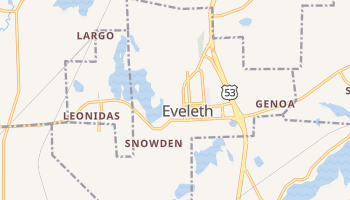 Eveleth, Minnesota map