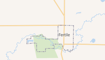 Fertile, Minnesota map