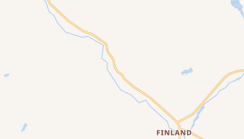 Finland, Minnesota map
