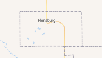 Flensburg, Minnesota map