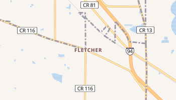 Fletcher, Minnesota map