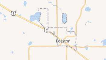 Fosston, Minnesota map