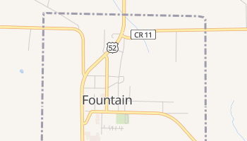 Fountain, Minnesota map