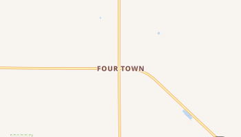 Four Town, Minnesota map
