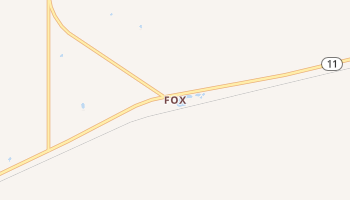 Fox, Minnesota map