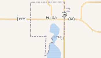 Fulda, Minnesota map