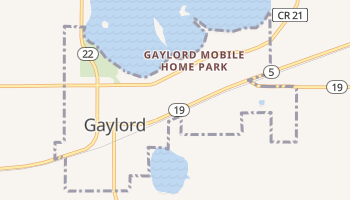 Gaylord, Minnesota map